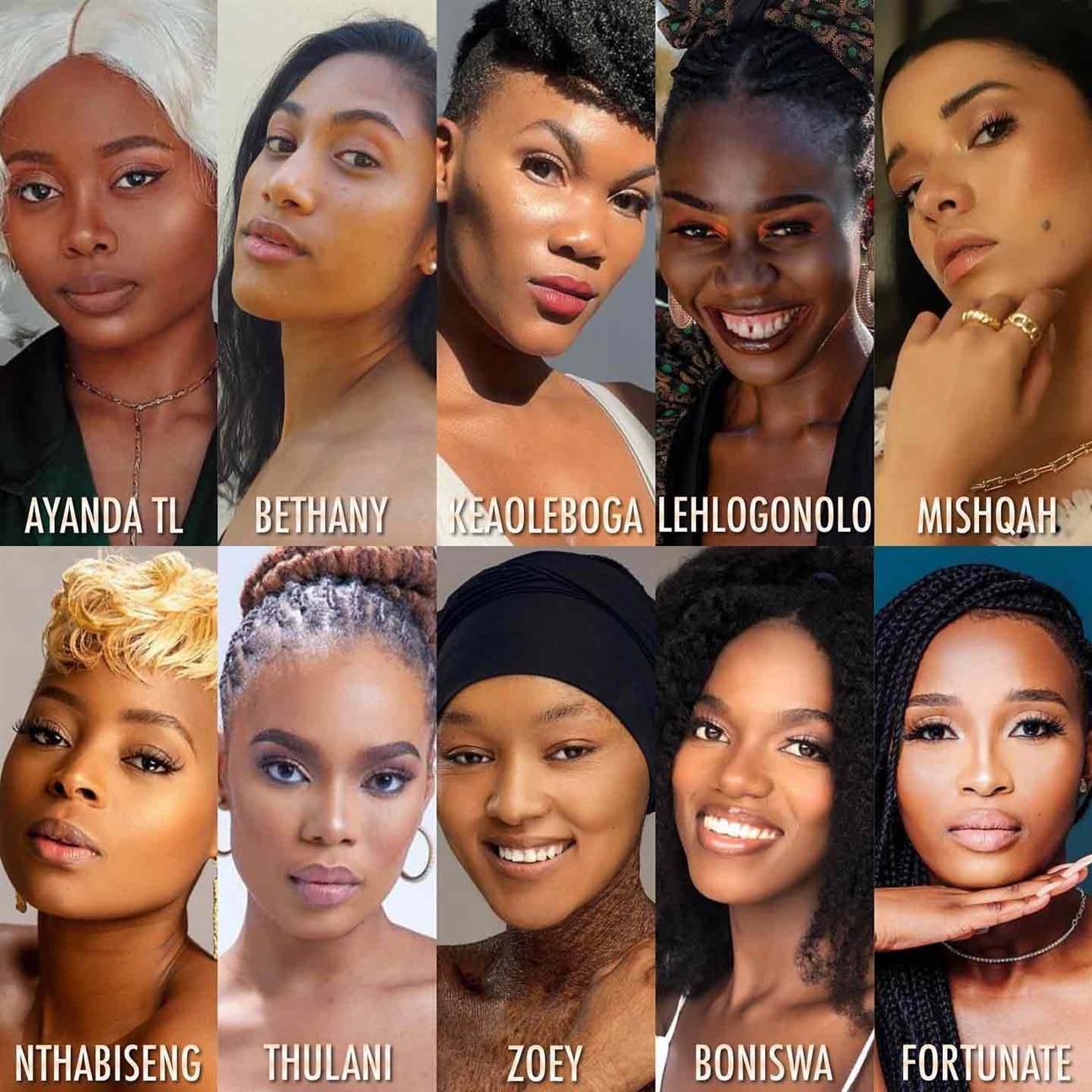 Alyssa Smith Anarzade Omar Ayanda Thabethe Ayanda Tloti Bethany Damonse Bianca Bezuidenhout