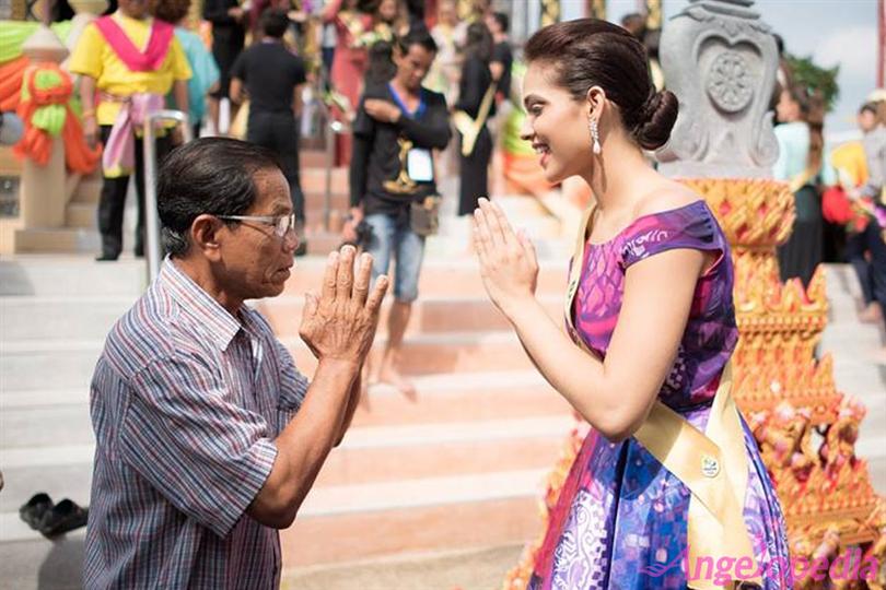 Miss Grand International 2015 - Contestants Enjoys the Richness of Thai culture