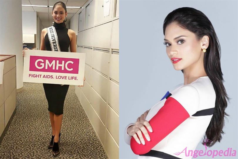 Pia Wurtzbach attends GMHC meeting to spread HIV/AIDS awareness