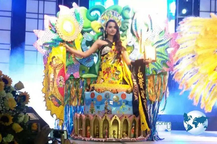 Miss United Continents India 2014 Gail Nicole Da Silva National Costume