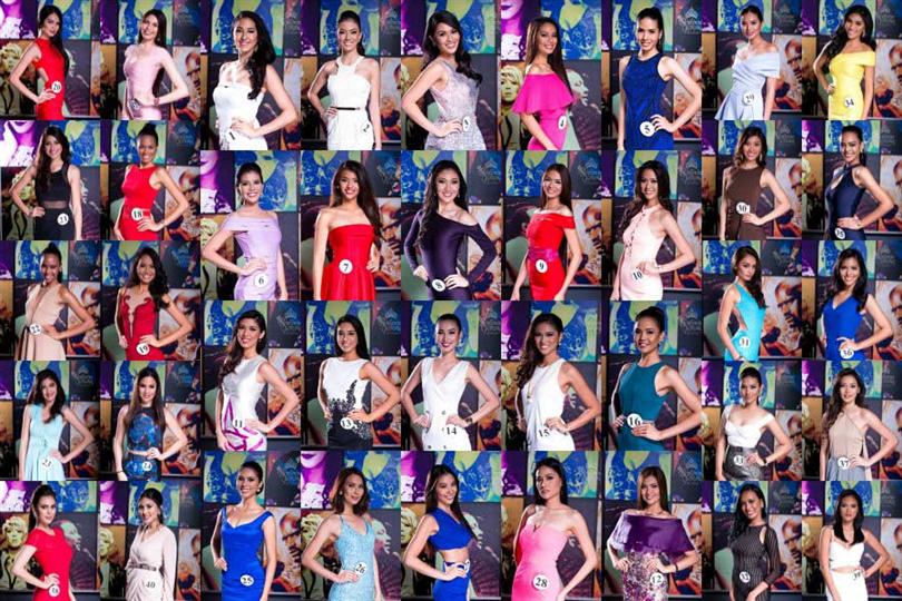 Official Numbers of Bb Pilipinas 2016 contestants
