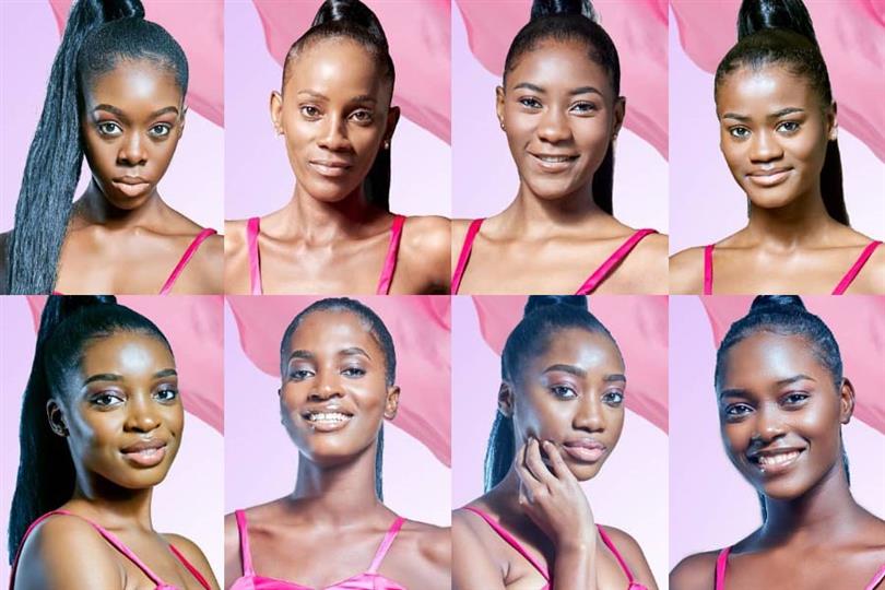 Maria Marta Asong Miss Akonibe 2022 Nemesia Burgos Engonga Miss Annobon 2022 Ana Soledad Nguema Koffi Miss Baney 2022 Sunombre es Isabel Miss Bata 2022 llama Vanila Andeme Miss Ebibeyin 2022 Prudencia Mangué Miss Evinayong 2022