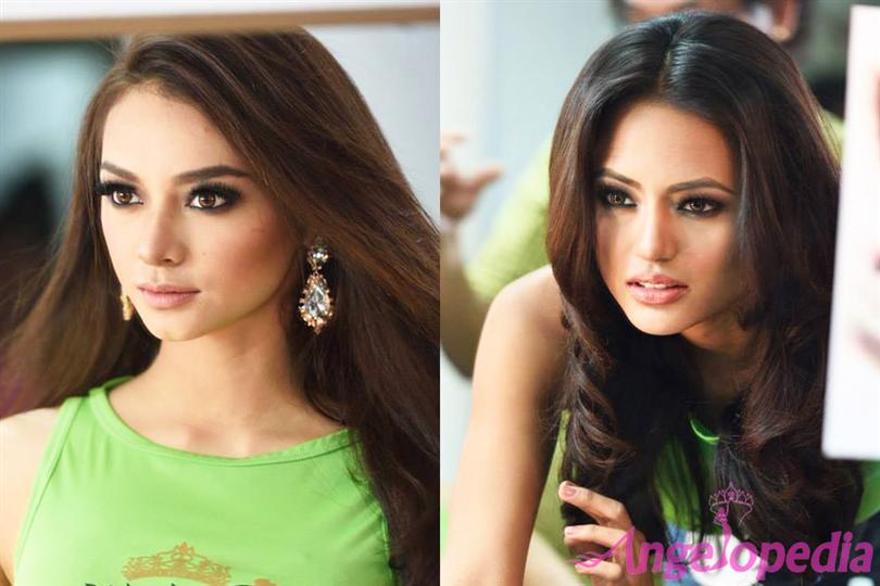 Binibining Pilipinas 2015 contestants during hair and make up seminar