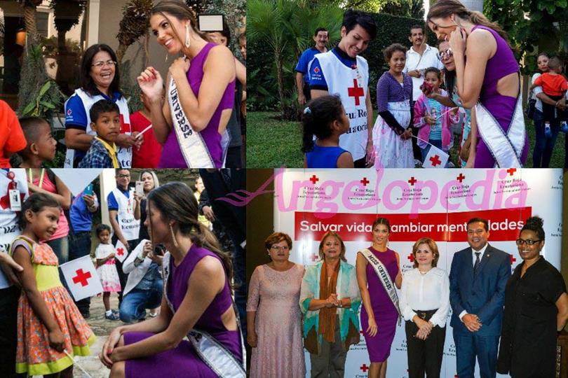 Miss Universe 2016 Iris Mittenaere visited Ecuador