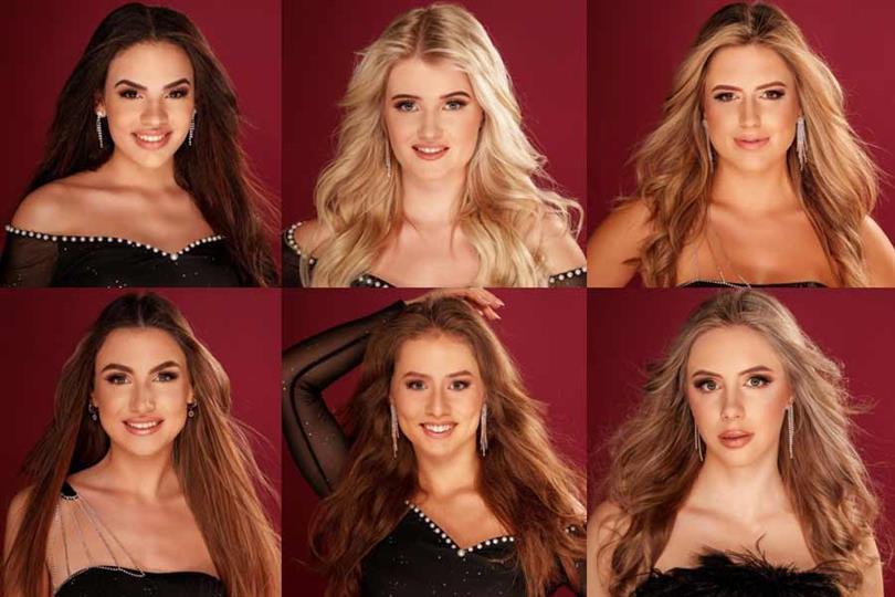 Evelien Eizinga Miss Beauty of Groningen 2023 Tracy Johnson Miss Beauty of Drenthe 2023 Noa Claus Miss Beauty of Overijssel 2023 Mirjam de Jonge Miss Beauty of Noord-Brabant 2023
