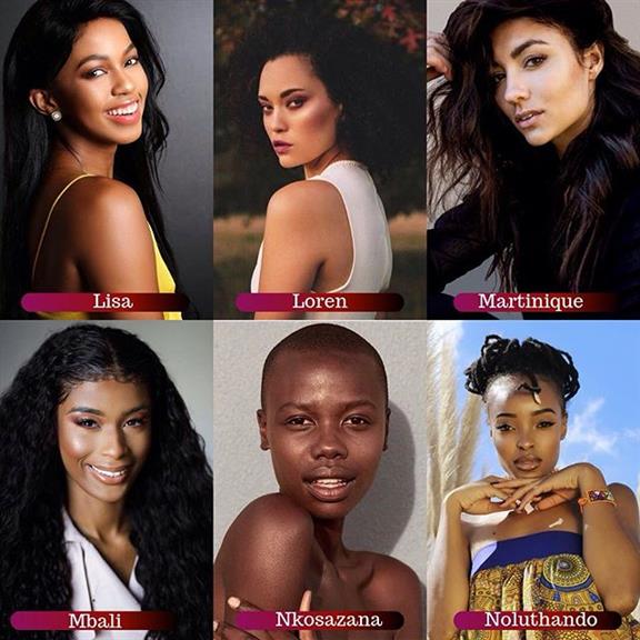 Miss South Africa 2019 Meet the Semi-Finalists