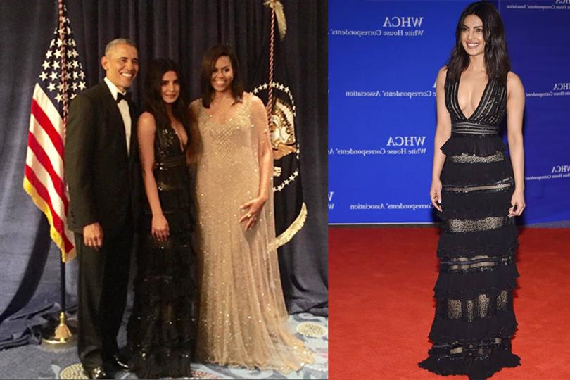 Priyanka Chopra Sizzles in a plunging gown at White House Correspondents’ Dinner 