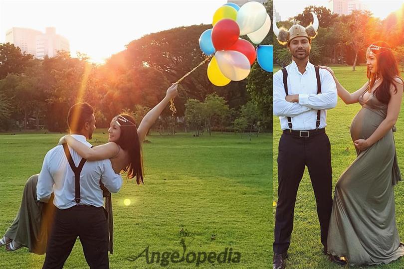 Behind the lens: Miss Universe 2005 Natalie Glebova Maternity Photoshoot