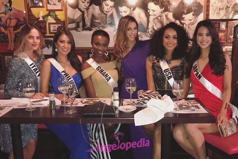 Iris Mittenaere finally meets the Miss Universe contestants!