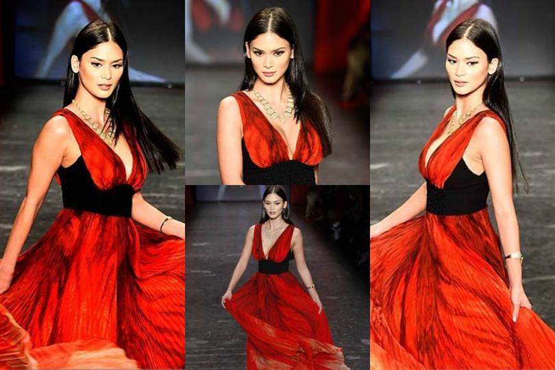 Pia Wurtzbach oozing charm at the New York Fashion Week