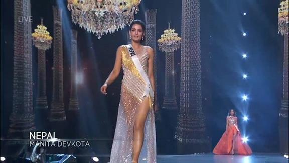 Best in Evening Gown at Miss Universe 2018 Preliminary Competition