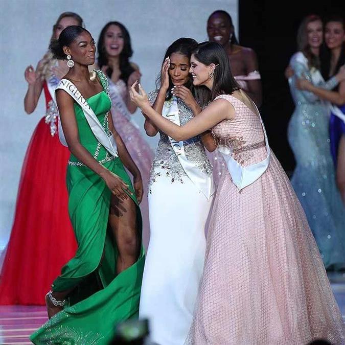 Nigeria’s Nyekachi Douglas storms internet with the coronation moment of Miss World 2019