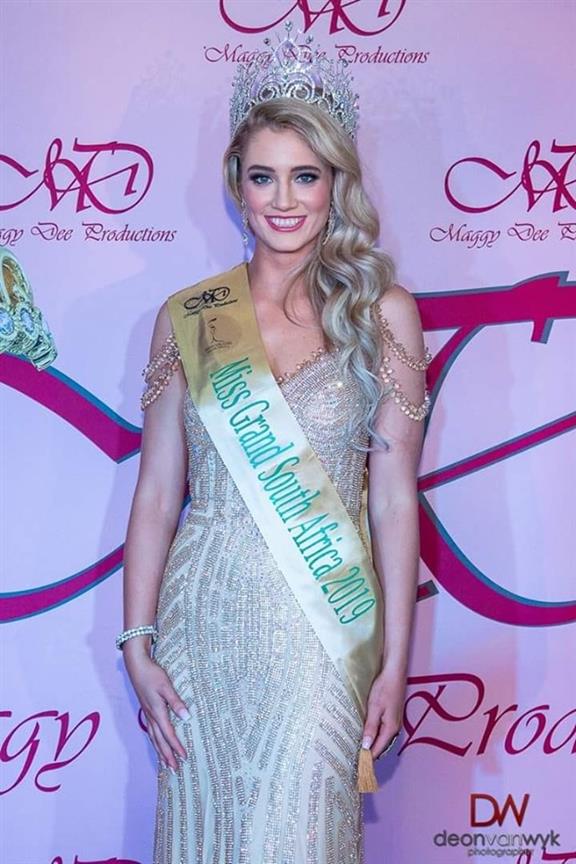 Belinde Bella Schreuder crowned Miss Grand South Africa 2019