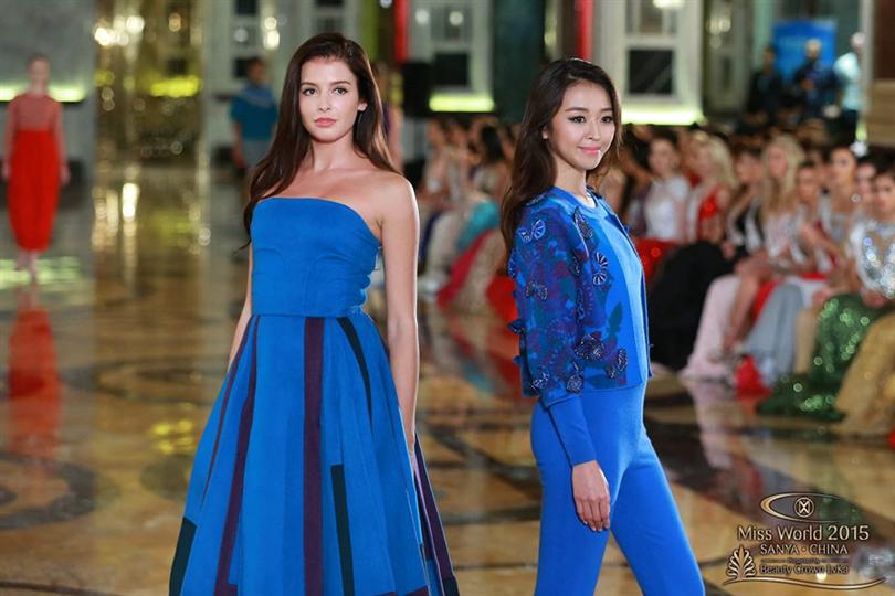 Miss World 2015 Contestants for Top Model, 1436 Collection Catwalk Show