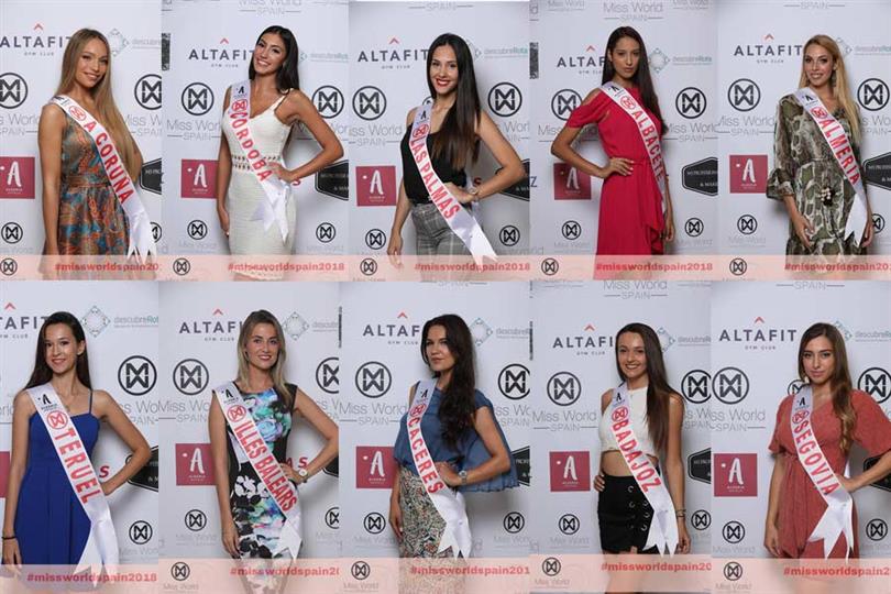Miss World Spain 2018: Meet The contestants
