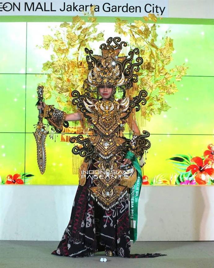 Miss Earth Indonesia 2018 Top 10 National Costumes by Angelopedia
