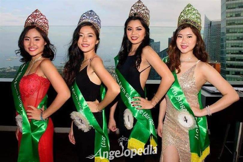 Elizabeth Lee crowed Miss Earth Singapore 2017  