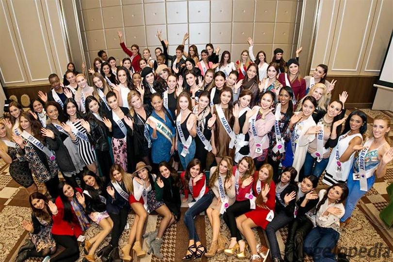 Miss International 2015 contestants enjoy at Halloween themed charity event