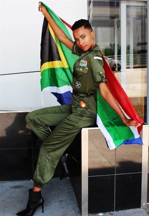 South Africa’s Zozibini Tunzi departs for Atlanta, USA for Miss Universe 2019
