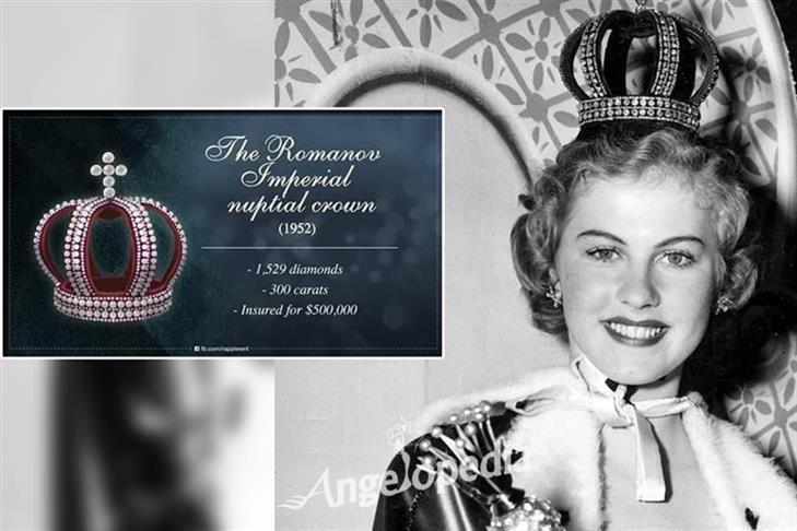 The Romanov Imperial nuptial crown (1952-1953)