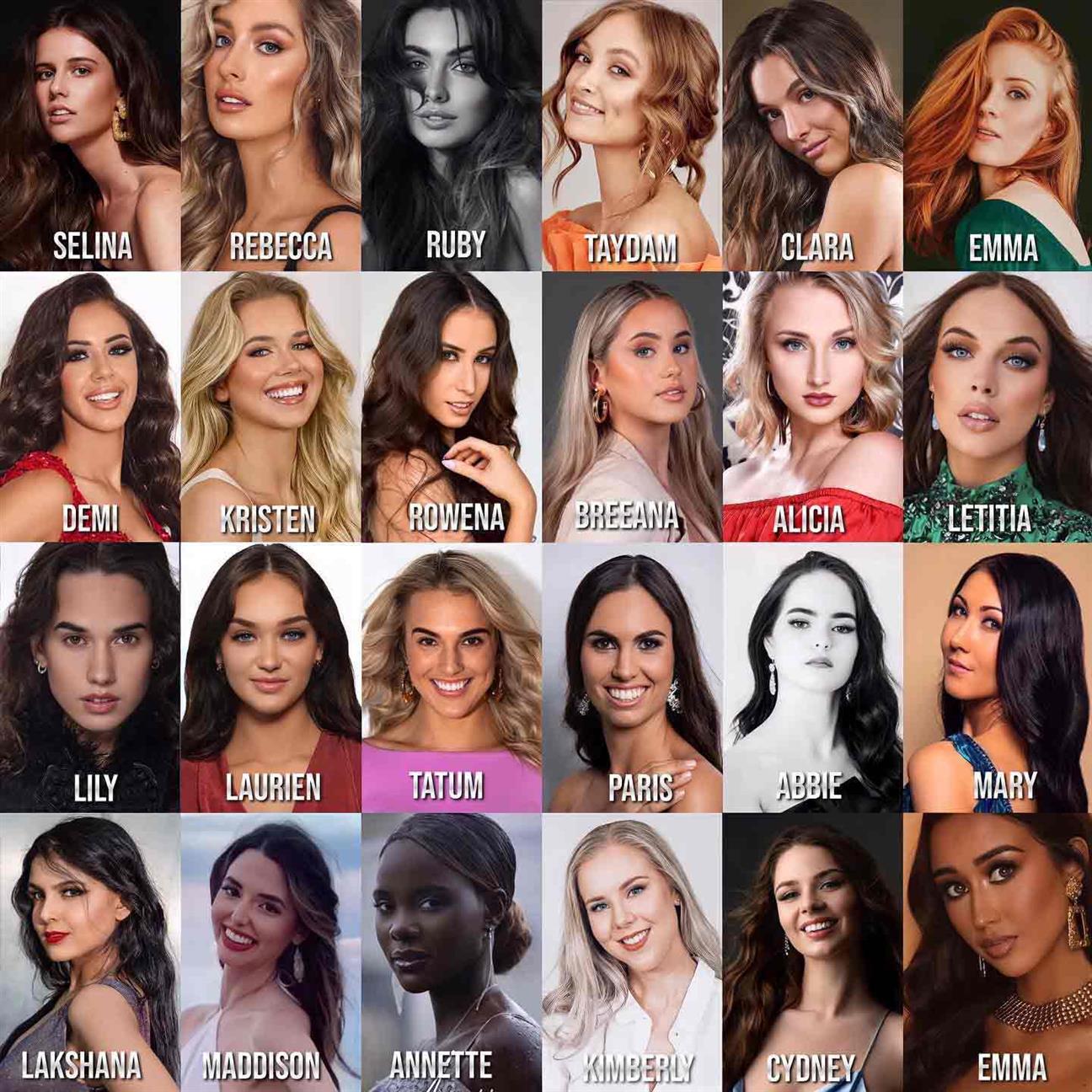 Miss World Australia 2022 Meet the Delegates