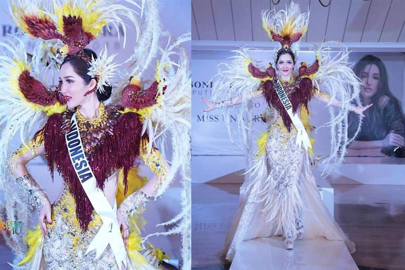 Sonia Fergina Citra turns into a bird for her bid in Miss Universe 2018
