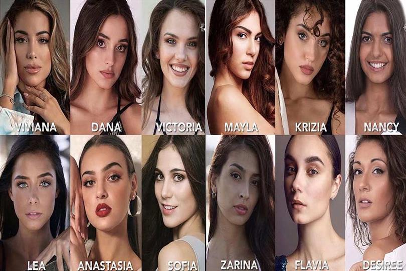 Miss Venezia Giulia 2020 Linda Gambin (Age: 27 Years) Miss Campania 2020 Nancy Paduano (Age: 24 Years) Miss Sicilia 2020 Mirian Messina (Age: 18 Years) Miss Emilia Romagna 2020 Celina Bessone (Age: 26 Years) Miss Piemonte 2020 Chiara Camarchio (Age: 23 Years) Miss Sardinia 2020 Benedetta Casciano (Age: 19 Years) Miss Lazio 2020 Luna Crispino (Age: 20 Years)  Miss Veneto 2020 Sofia Pavan (Age: 21 Years) Miss Puglia 2020 Anna Francesca Laraspata (Age: 20 Years) Miss Abruzzo 2020 Flavia Montanari (Age: 19 Years) Miss Basilicata 2020 Claudia Torchia (Age: 18 Years)