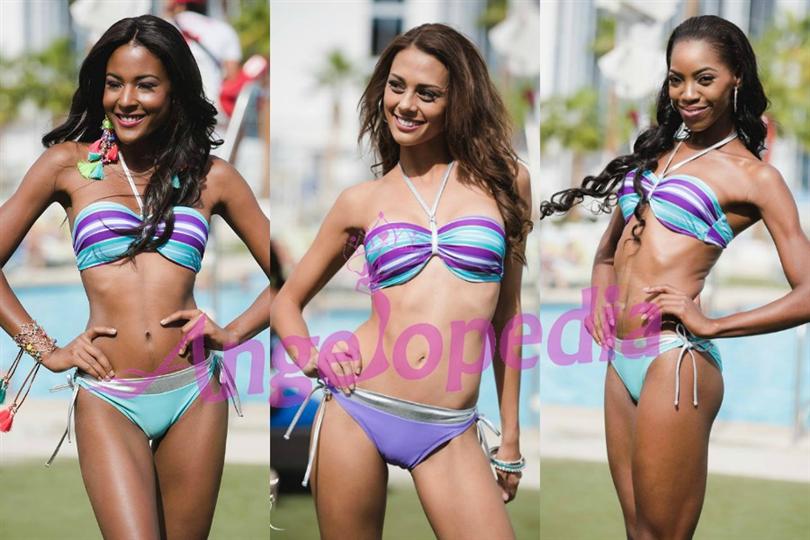 Watch the contestants of Miss Grand International 2016 pose in swimwear!