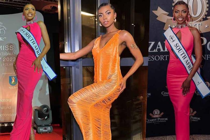 Ayanda Thabethe representing South Africa