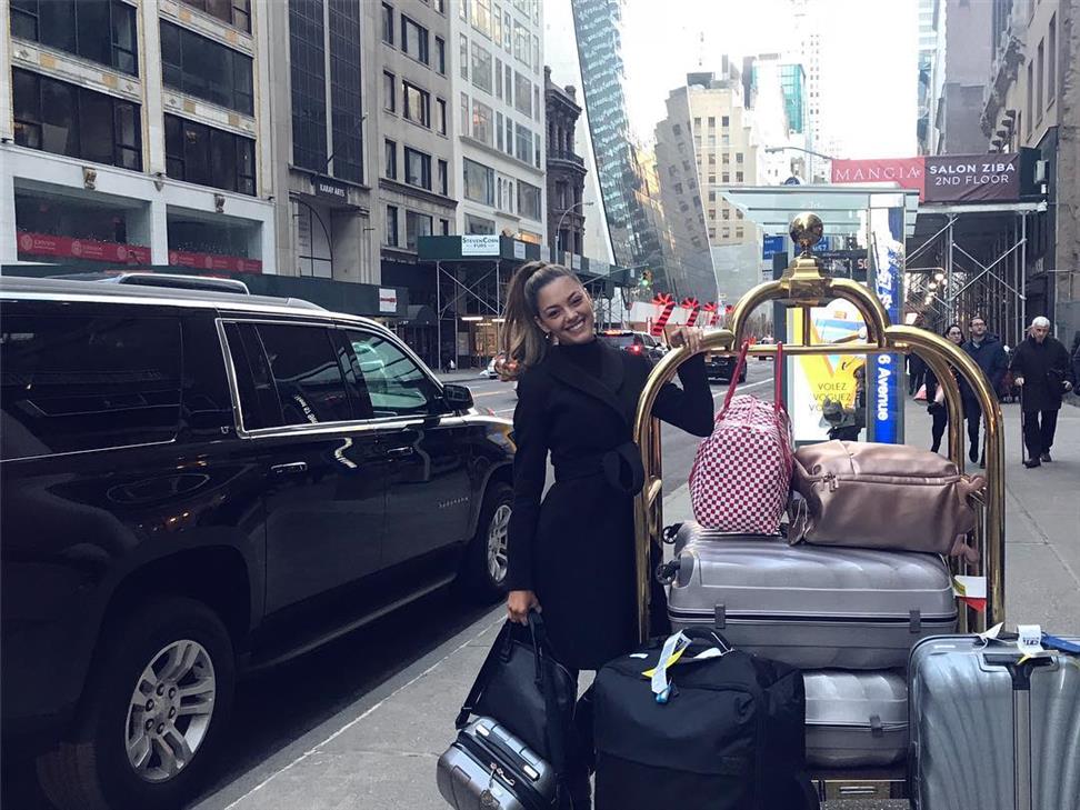 Demi Leigh Nel Peters arrives in New York!