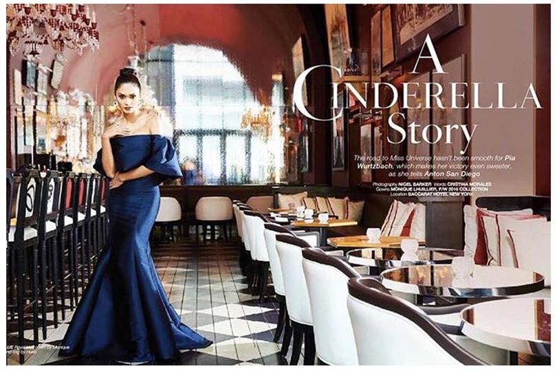 Pia Wurtzbach stole the thunder in Phillipines Tatler Magazine
