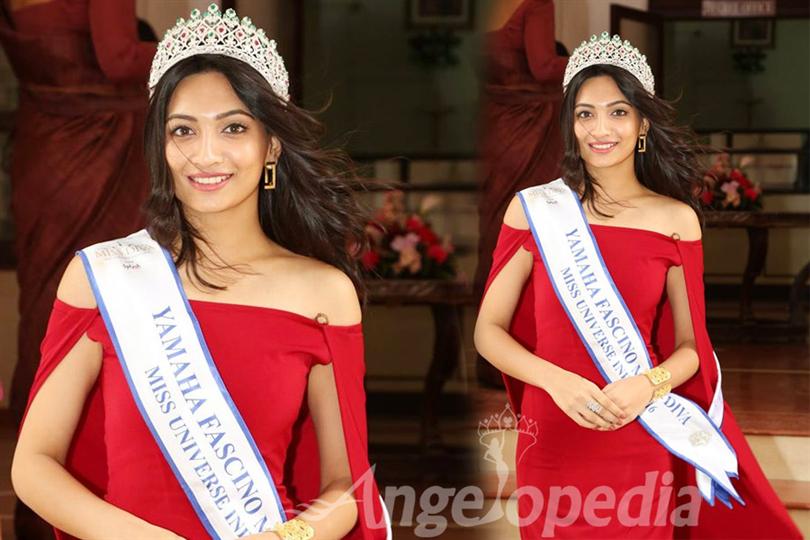 Roshmitha Harimurthy Miss Universe India 2016 college reception