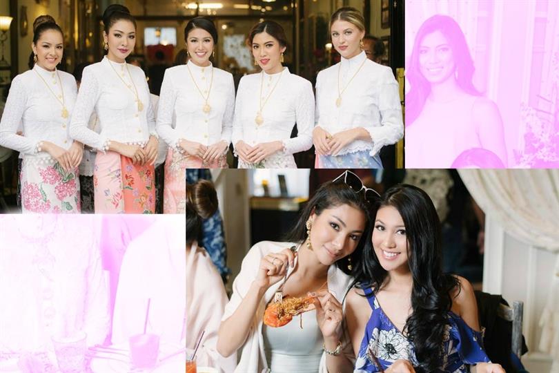 Miss Grand International 2016 beauties try Thai cuisine