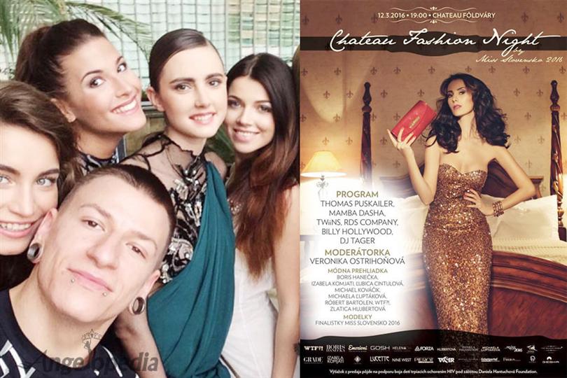 Miss Slovesko 2016 contestants ready to roll at the Chateau Foldvary fashion show
