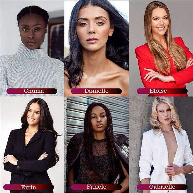 Miss South Africa 2019 Meet the Semi-Finalists