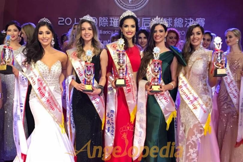 Ena Cordova of Ecuador crowned as Queen of Brilliancy International 2017