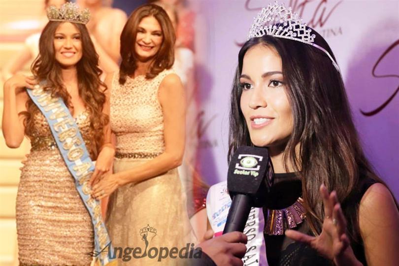 Claudia Barrionuevo crowned Miss Universe Argentina 2015
