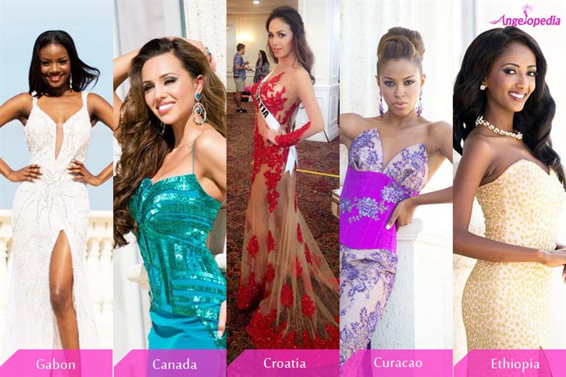 Miss Universe 2014 Evening gown photshoot