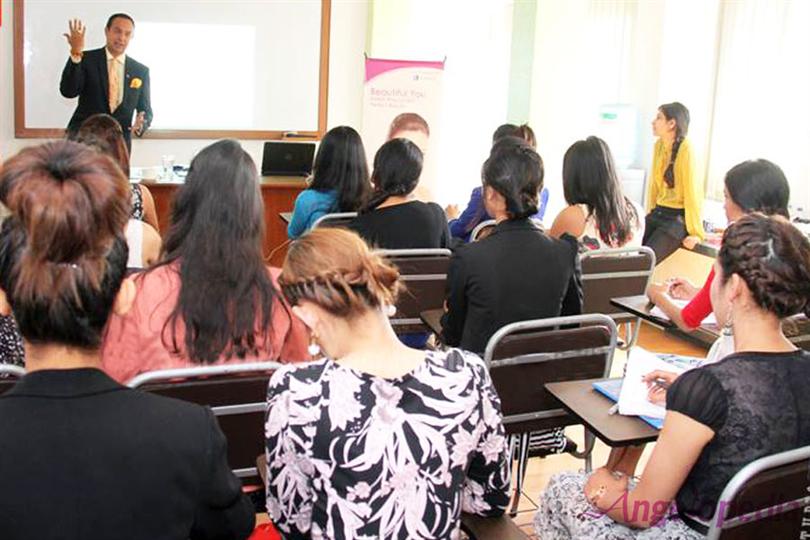 Miss Nepal 2015 finalists during conservation workshops