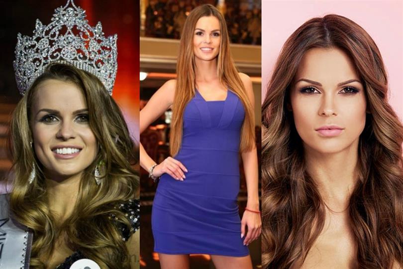 Zuzana Kollarova of Slovak Republic eyeing at the Miss Universe 2016 crown