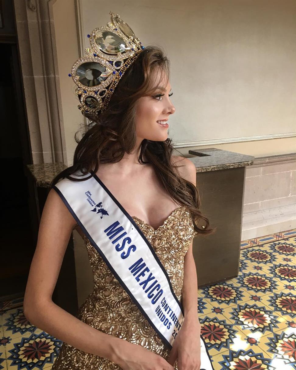 Miss Mexico Continentes Unidos 2018 Andrea Saenz