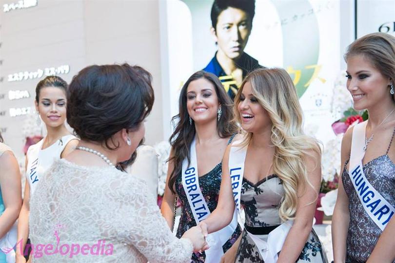 Miss International 2015 Contestants attend Welcome Party in Tokyo