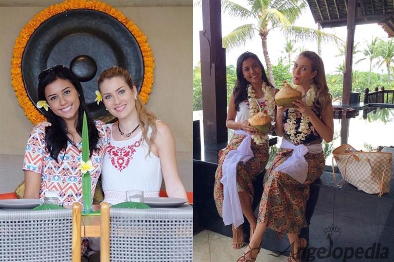Reigning Miss World Mireia Lalaguna enjoying her stay in Bali 