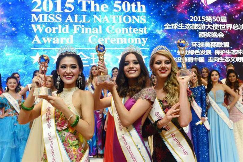 Maria Fernanda Valenzuela Gaxiola from Mexico crowned Miss All Nations 2015