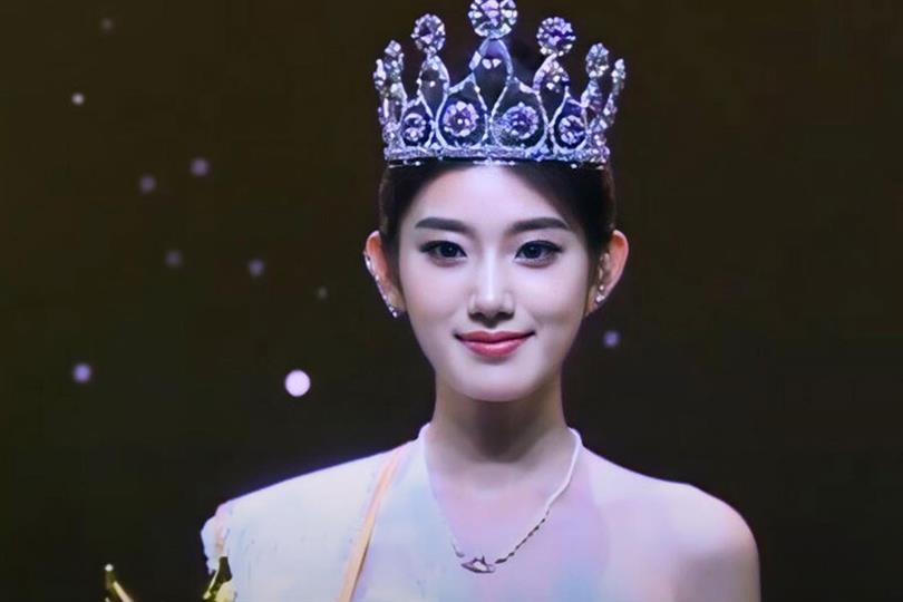 Xuhe Hou crowned Miss Universe China 2025