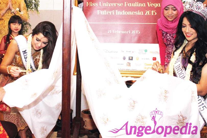 Anindya Kusuma Putri and Paulina Vega Dieppa touring Indonesia