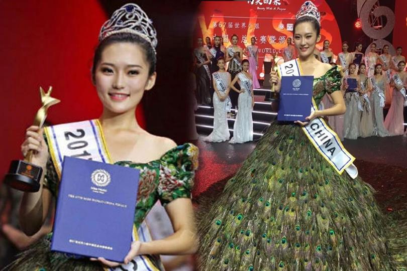 Guan Siyu crowned Miss World China 2017