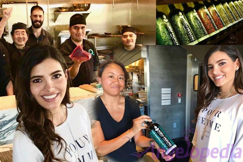 Stephanie De Valle and Julia Morley Visited Q Sushi Restaurant at Westlake Village