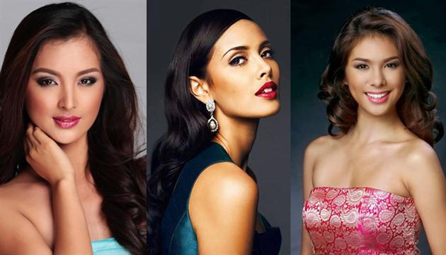 Mutya Datul, Megan Young, Angeli Dione Gomez 